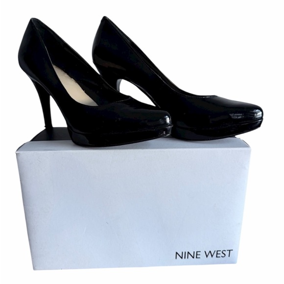 Nine West Shoes - Nine West Black Patent Leather Heels – Women’s Size 6.5